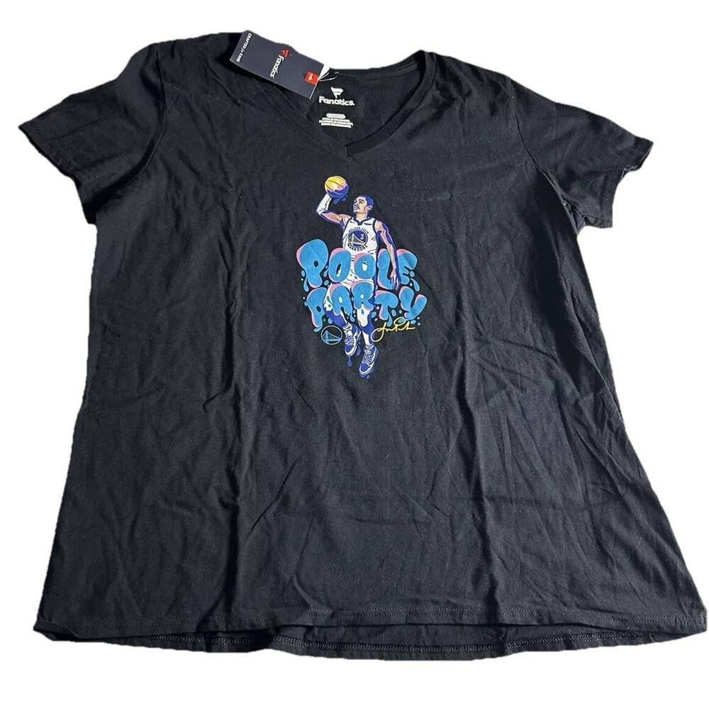 Golden State Warriors Jordan Poole “Poole Party” NBA T Shirt Fanatics Women’s XL